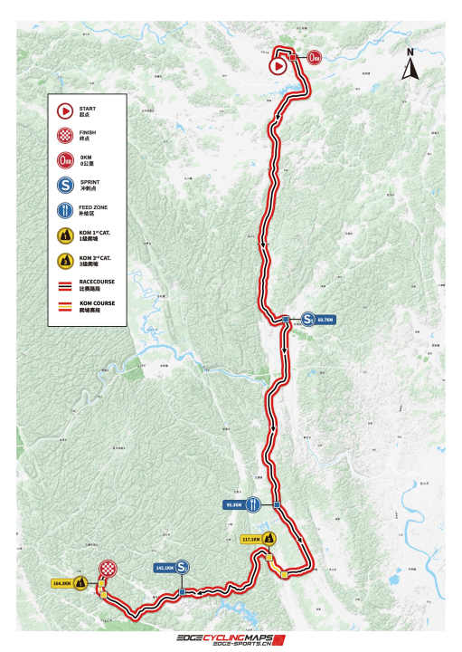 Die Strecke der 5. Etappe