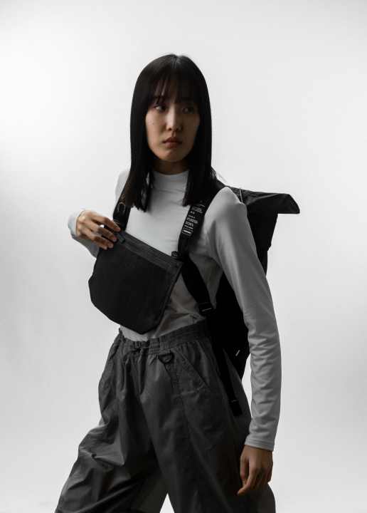 Der Clou ist die abnehmbare Musette - eine kleine Tasche, die auch solo getragen werden kann.