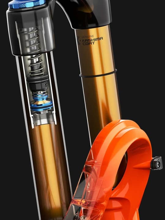 Die neue Fox 38 setzt auf eine Grip X2 Dämpfungskartusche.