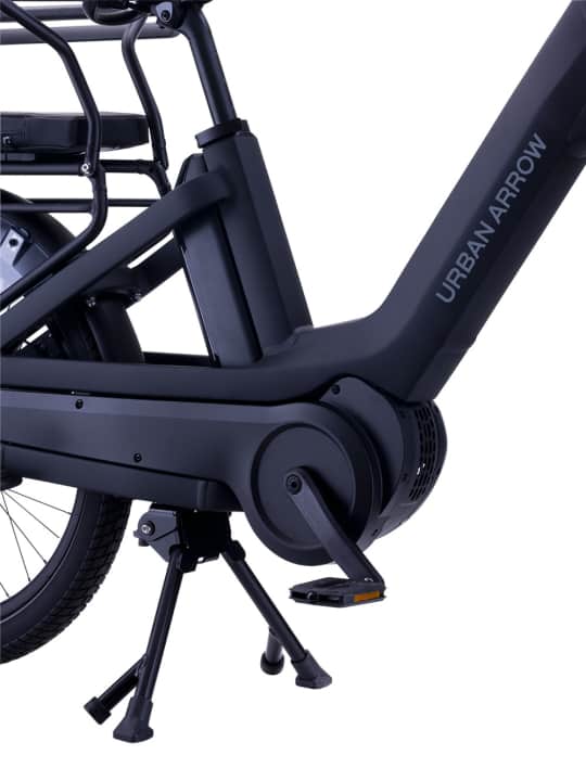 Für den Antrieb des Breeze setzt Urban Arrow auf einen Bosch Cargo Line Motor mit 85 Newtonmetern Drehmoment, der speziell für den Transport schwerer Lasten konzipiert wurde.