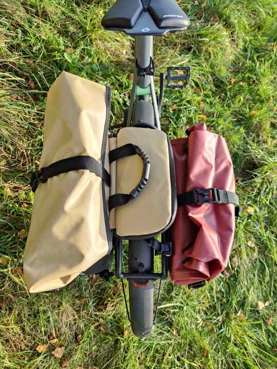 Die Forrider Fahrradtaschen bringen etwas Farbe ins Taschengeschäft.