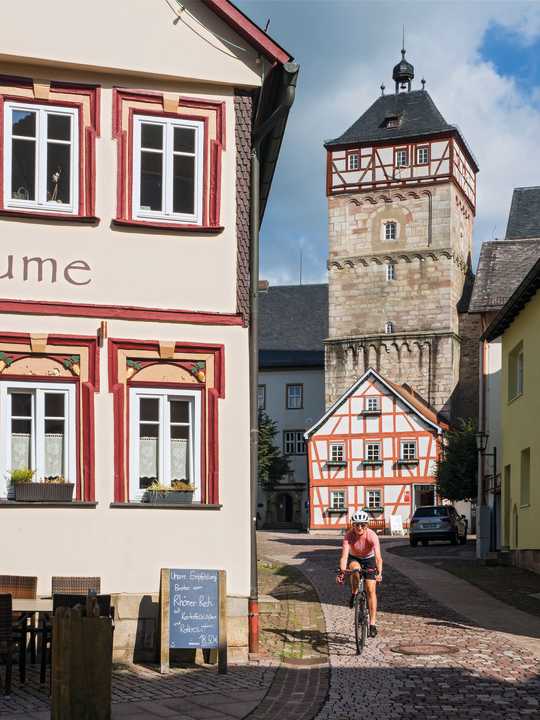 Das Städtchen Bischofsheim an der Rhön ist ein echtes Fachwerkschmuckstück.
