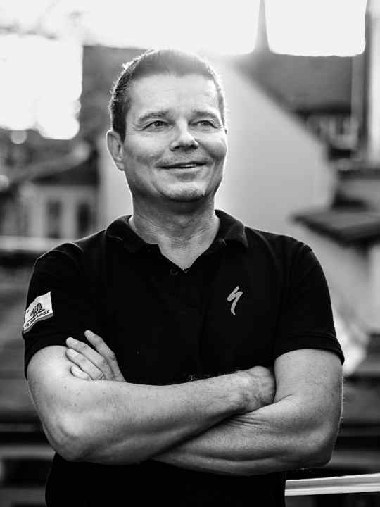 Bike-Konstrukteur Peter Denk.