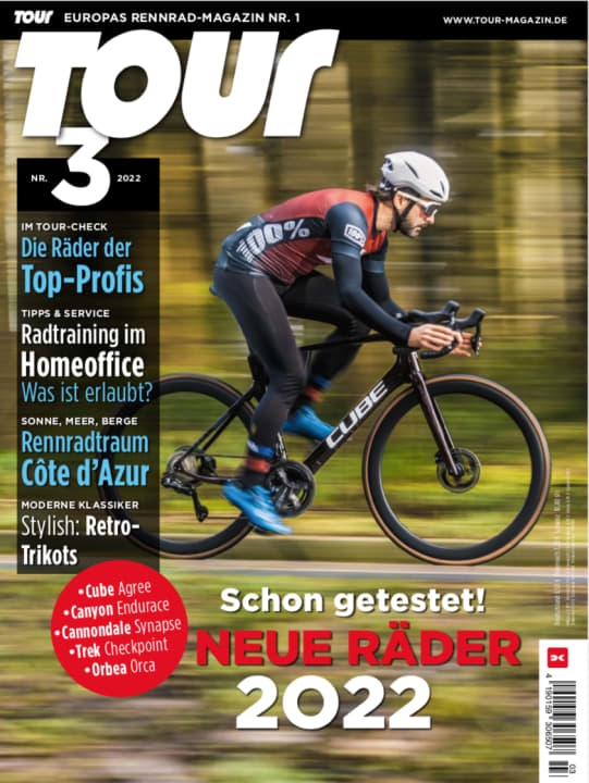 TOUR 3/2022 – ab 16. Februar erhältlich. Bestellen Sie sich die aktuelle TOUR versandkostenfrei nach Hause oder lesen Sie die Digital-Ausgabe in der TOUR App für iOS oder Android. Besonders günstig und bequem erleben Sie TOUR im Abo.