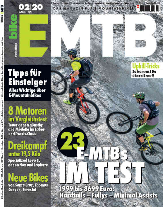   Diesen Artikel bzw. die gesamte Ausgabe EMTB 1/2020 können Sie in der EMTB App (<a href="https://itunes.apple.com/de/app/emtb-das-magazin-fur-e-mountainbiker/id1079396102?mt=8" target="_blank" rel="noopener noreferrer nofollow">iTunes</a>  und <a href="https://play.google.com/store/apps/details?id=de.delius_klasing.emtb" target="_blank" rel="noopener noreferrer nofollow">Google Play</a> ) lesen oder die Ausgabe im <a href="https://www.delius-klasing.de/emtb-02-2020-emb-2020-02" target="_blank" rel="noopener noreferrer">DK-Shop bestellen</a> .