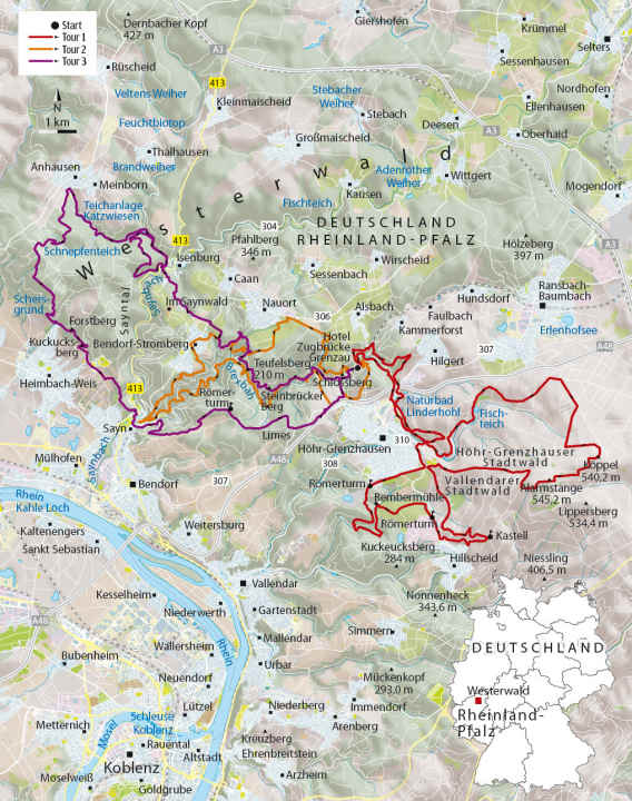   MTB Touren im Westerwald