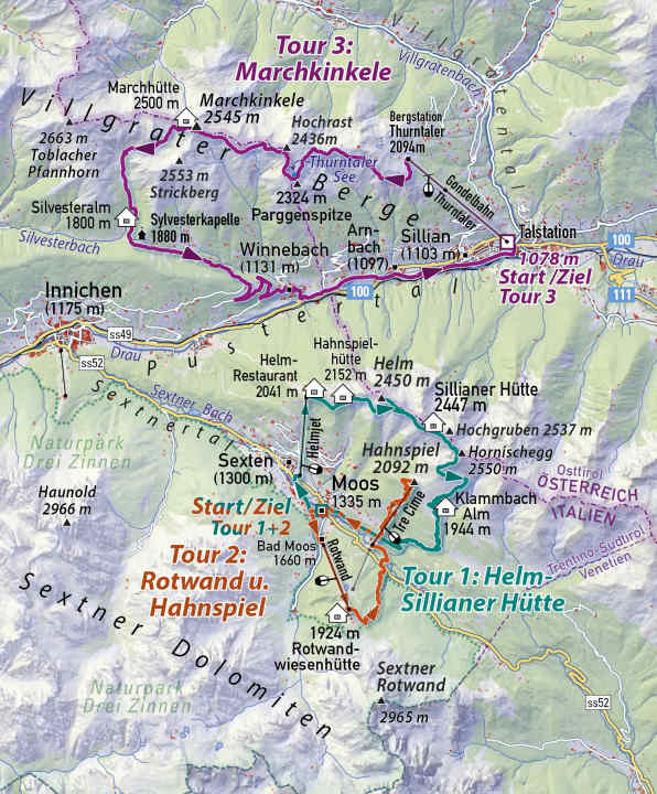 Drei Touren, die man ambitionierten Jugendlichen schon zumuten kann - wenn das Belohnungsprogramm dazu passt!