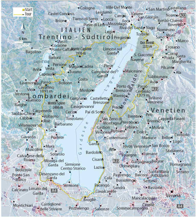   Gardasee-Umrundung ganz individuell: Mit dem interaktiven Tourenplaner auf <a href="http://www.bike-gps.com/" target="_blank" rel="noopener noreferrer nofollow">www.bike-gps.com</a>  kann man sich seine persönliche Route nach eigenem Geschmack zusammenstellen.