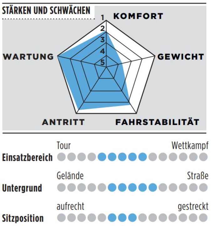 Stärken, Schwächen und weitere Details zum Vpace TRLX