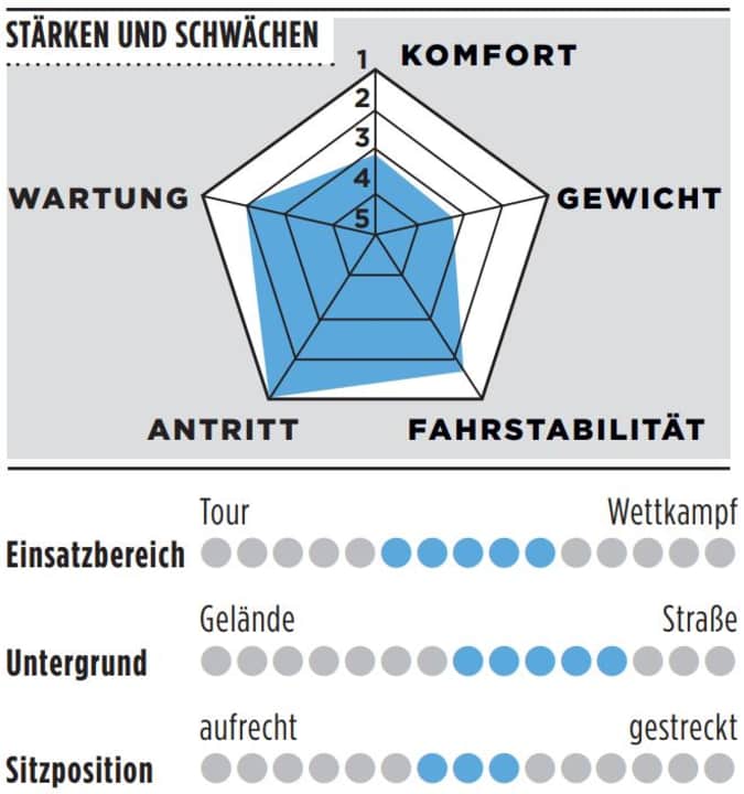 Stärken, Schwächen und weitere Details zum Falkenjagd Aristos R