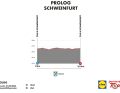 Das Höhenprofil des Prologs der Deutschland Tour 2024