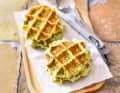 Blumenkohl-Käse-Waffeln