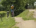 Auch auf dem Pumptrack mussten sich unsere präparierten Bikes beweisen.