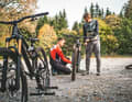 Um die drei Testbikes genau miteinander vergleichen zu können, muss das Setup komplett identisch sein.
