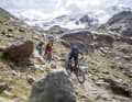 Bormio und S. Caterina eignen sich perfekt für ein Trnsalp-Vorbereitungs-Camp: 3000er-Pässe (Höhentraining) und kilometerlange Trail-Träume, wie hier auf dem Ponti Tibetani Trail am Gavia-Pass.
