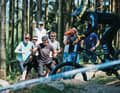 BigBike-Action. Auf der ehmaligen Worldcup-Strecke.
