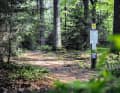 Ausgeschildert und offiziell: Die LA Trails nahe Aschaffenburg.