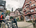 In den mittelalterlichen Gassen von Miltenberg.