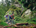 Durch seine Lage im Grenzgebiet zu Tschechien sind die Trails im Fichtelgebirge wenig frequentiert.