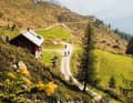 Naturzaun: Die mächtigen 3000er des Hauptkamms ziehen die Grenze zu Tirol.
