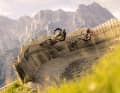 Rein in den Holz-Anlieger: Die Freeride-Strecke "Flying Gangster" hat jede Menge Holz-Anlieger im Angebot. | Foto Bikepark Leogang