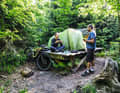 Trekkingschlafplätze im Schwarzwald: Die Koordinaten für den Platz und den Code für Feuerholz und Toilette gibt's aufs Handy.