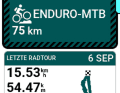 Das ist der Enduro-Modus im Screenshot.
