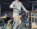 Bereits beim Bike-Festival in Riva präsentierte Cornelius das gute Stück.