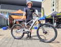 Alutech Fanes E-Enduro mit Intradrive GD8 Motor. Der Rahmen wurde ursprünglich für einen Shimano EP8 entwickelt.