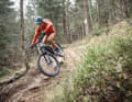 Sprünge und Spielereien auf dem Trail erfordern allerdings eine Extraportion Körpereinsatz.