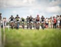 Das BIKE Junior Team hat wieder einmal gezeigt, was es kann. Hier geht Paulina Lange an den Start (2. von links).
