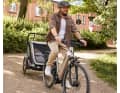 Hauck präsentiert mit dem Bike N Walk Duo einen vielseitigen Fahrradanhänger mit cleveren Features