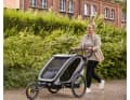 Mit wenigen Handgriffen lässt sich der Bike N Walk Duo auf Sport-Modus umbauen