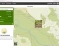 Ein Klick auf die grünen Punkte öffnet Vor-Ort-Bilder von Wegen und Trails.