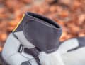 Schon mal gut bei Nässe: der Schaft reicht locker unter die Regenhose