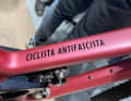 Und ein politisches Statement hat Andreas auch auf seinem Last Cinto, mit dem er den Cerro Mercedario gefahren ist.