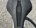 Der Fahrradsattel ist 3D-gedruckt und für sportliche Sitzposition bestens geeignet.