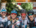 Gipfelbeißer alten Schlags: Die Truppe von Coffee and Chainrings litt an so manchem Anstieg, war aber stets allerbester Laune.