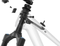 Nur wenige Teile und somit wenig Mehrgewicht zeichnen das Lenkassistenzsystem aus. Und es ist rein mechanisch - kein Akku ist nötig.