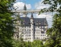 So kennt die Welt Bayern: Schloss Neuschwanstein,  unvollendetes Märchenschloss von König Ludwig II.