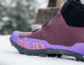 Die Italiener verarbeiten zum ersten Mal eine wasserdichte Gore-Tex Membran.