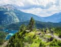 Ein Trail wie aus einem kanadischen Bike-Bilderbuch: der Blindsee-Trail am Grubigstein in Lermoos.