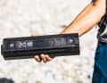 Der Yamaha-Akku bietet 600 Wattstunden und ist deutlich dicker, aber auch kürzer als ein Bosch Powertube 625. Mit 3,84 kg kein Leichtgewicht.