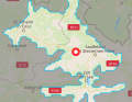 Mit GPS-Anbindung kann man mit der App navigieren und die Reichweite errechnen lassen.