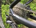 Die Shimano XT-Schaltung überzeugt mit guter Funktion und großer Bandbreite (11-46).