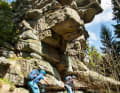 Etappe 2: Der vier Kilometer lange Trail vom Schneeberg zum Rudolfstein.