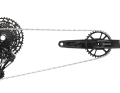 Durch den neuen NX Eagle-Antrieb wird Sram zukünftig auch an günstigen Mountainbikes öfter zu sehen sein und Shimano Konkurrenz machen.