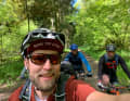 Johannes (rechts) und Heinz-Jürgen, zwei meiner treuen Begleiter von der ersten Etappe beim #DeutschlandTrail – hier: Aachener Wald.