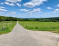 Hier ging's links, hinten sieht man das Siebengebirge. Danach folgten flowige Trails bis in den Stadtwald von Rheinbach.