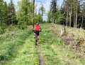 Am Hohen Knochen: Einer der Trails, die ich ohne Andre nicht gefunden hätte.